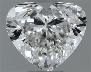 Picture of Natural Diamond 0.50 Carats, Heart with  Cut, I Color, VS2 Clarity and Certified by GIA