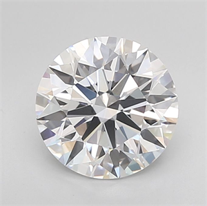 Picture of Lab Grown Diamond 3.09 Carats, Round with Excellent Cut, D Color, VVS2 Clarity and Certified by GIA
