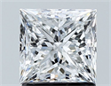 Diamante Natural 1.51 quilates, Princesa , Color E, claridad VS1 y certificado GIA