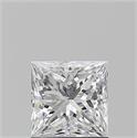 Natural Diamond 1.05 Carats, Princess with  Cut, D Color, SI2 Clarity and Certified by GIA