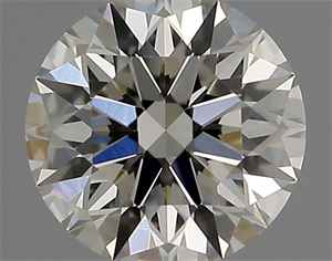 Picture of Natural Diamond 0.41 Carats, Round with Excellent Cut, I Color, VS1 Clarity and Certified by GIA