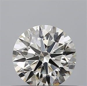 Picture of Natural Diamond 0.43 Carats, Round with Excellent Cut, H Color, VVS1 Clarity and Certified by IGI
