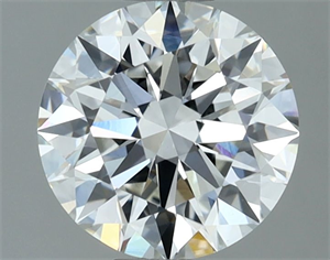 Picture of Natural Diamond 1.60 Carats, Round with Excellent Cut, G Color, VVS2 Clarity and Certified by GIA
