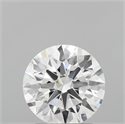 Lab Grown Diamond 1.37 Carats, Round with Ideal Cut, D Color, VS2 Clarity and Certified by IGI