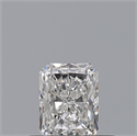 Natural Diamond 0.33 Carats, Radiant with  Cut, E Color, IF Clarity and Certified by GIA