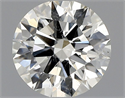 Natural Diamond 0.80 Carats, Round with Excellent Cut, J Color, SI2 Clarity and Certified by GIA