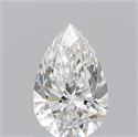 Natural Diamond 1.01 Carats, Pear with  Cut, H Color, VS2 Clarity and Certified by GIA
