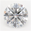 Lab Grown Diamond 3.61 Carats, Round with Ideal Cut, D Color, VVS1 Clarity and Certified by IGI