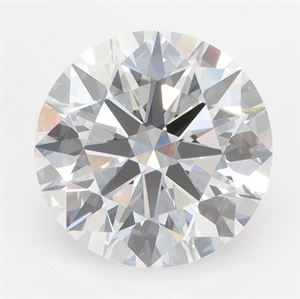 Picture of Lab Grown Diamond 3.61 Carats, Round with Ideal Cut, D Color, VVS1 Clarity and Certified by IGI