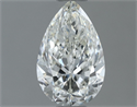 Natural Diamond 0.53 Carats, Pear with  Cut, G Color, VVS1 Clarity and Certified by IGI