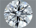 Diamante Natural 0.50 quilates, Redondo , Color D, claridad VS2 y certificado GIA