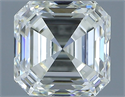 Natural Diamond 1.01 Carats, Asscher with  Cut, H Color, VS2 Clarity and Certified by IGI