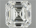 Natural Diamond 0.80 Carats, Asscher with  Cut, I Color, VVS1 Clarity and Certified by GIA