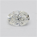 Natural Diamond 1.01 Carats, Oval with  Cut, H Color, VVS2 Clarity and Certified by GIA