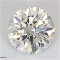 Lab Grown Diamond 1.67 Carats, Round with Excellent Cut, I Color, VS1 Clarity and Certified by IGI