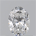 Natural Diamond 0.53 Carats, Oval with  Cut, E Color, VS1 Clarity and Certified by GIA