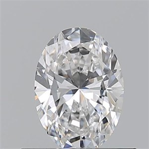 Picture of Natural Diamond 0.53 Carats, Oval with  Cut, E Color, VS1 Clarity and Certified by GIA