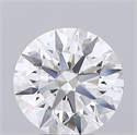 Lab Grown Diamond 4.04 Carats, Round with Ideal Cut, E Color, VVS1 Clarity and Certified by IGI