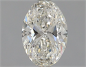 Natural Diamond 0.80 Carats, Oval with  Cut, I Color, SI2 Clarity and Certified by GIA