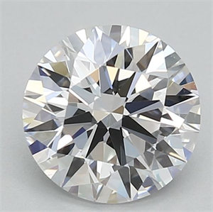 Picture of Lab Grown Diamond 1.04 Carats, Round with Ideal Cut, D Color, VVS2 Clarity and Certified by IGI