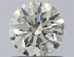 Picture of Natural Diamond 0.70 Carats, Round with Excellent Cut, J Color, VS2 Clarity and Certified by IGI