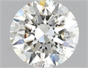 Natural Diamond 1.00 Carats, Round with Excellent Cut, J Color, SI2 Clarity and Certified by GIA