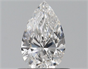 Natural Diamond 0.50 Carats, Pear with  Cut, D Color, VS1 Clarity and Certified by GIA