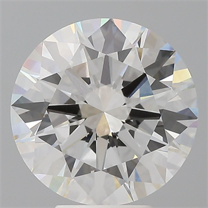 Picture of Lab Grown Diamond 5.52 Carats, Round with Excellent Cut, F Color, VVS2 Clarity and Certified by IGI