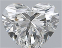 Natural Diamond 0.40 Carats, Heart with  Cut, G Color, SI1 Clarity and Certified by GIA