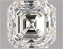 Natural Diamond 1.00 Carats, Asscher with  Cut, G Color, VVS2 Clarity and Certified by IGI