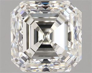 Picture of Natural Diamond 1.00 Carats, Asscher with  Cut, G Color, VVS2 Clarity and Certified by IGI