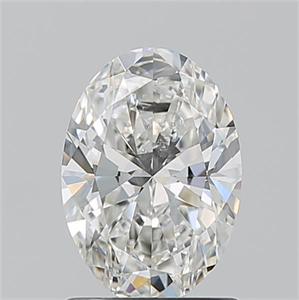 Picture of Natural Diamond 1.20 Carats, Oval with  Cut, G Color, SI2 Clarity and Certified by GIA