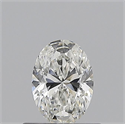 Natural Diamond 0.50 Carats, Oval with  Cut, G Color, VS2 Clarity and Certified by GIA