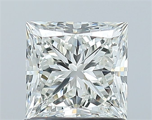 Picture of Natural Diamond 1.00 Carats, Princess with  Cut, G Color, VS1 Clarity and Certified by IGI