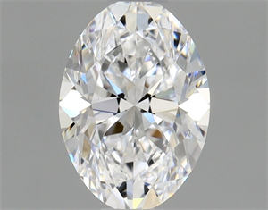 Picture of Natural Diamond 0.55 Carats, Oval with  Cut, D Color, VS1 Clarity and Certified by GIA