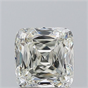 Diamante Natural 1.20 quilates, Del cojín , Color K, claridad SI1 y certificado GIA