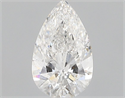 Natural Diamond 0.50 Carats, Pear with  Cut, F Color, I1 Clarity and Certified by GIA