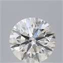 Natural Diamond 0.71 Carats, Round with Very Good Cut, H Color, VS1 Clarity and Certified by IGI