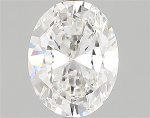 Foto Diamante Natural 1.00 quilates, Ovalado , Color F, claridad SI1 y certificado GIA de