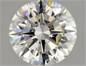 Natural Diamond 2.02 Carats, Round with Excellent Cut, K Color, SI1 Clarity and Certified by GIA