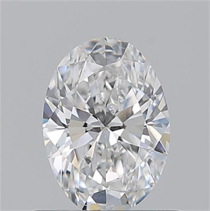 Picture of Natural Diamond 0.70 Carats, Oval with  Cut, E Color, VS2 Clarity and Certified by GIA