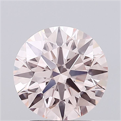 Picture of Lab Grown Diamond 2.04 Carats, Round with Ideal Cut, Fancy Pink Color, VS1 Clarity and Certified by IGI