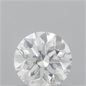 Natural Diamond 0.56 Carats, Round with Very Good Cut, F Color, SI2 Clarity and Certified by IGI