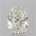 Natural Diamond 1.80 Carats, Oval with  Cut, J Color, VS2 Clarity and Certified by GIA