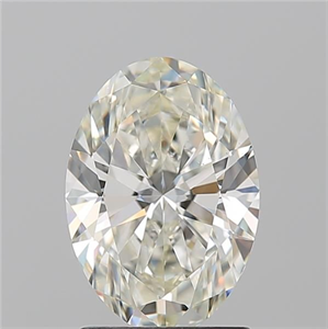 Picture of Natural Diamond 1.80 Carats, Oval with  Cut, J Color, VS2 Clarity and Certified by GIA