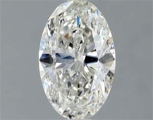 Picture of Natural Diamond 0.90 Carats, Oval with  Cut, H Color, SI2 Clarity and Certified by GIA