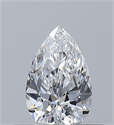 Natural Diamond 0.30 Carats, Pear with  Cut, D Color, VS1 Clarity and Certified by GIA