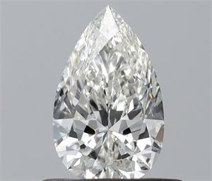 Picture of Natural Diamond 0.50 Carats, Pear with  Cut, H Color, VS2 Clarity and Certified by IGI