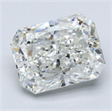 Diamante Natural 3.51 quilates, Radiante , Color I, claridad SI1 y certificado GIA