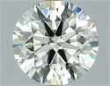 Diamante Natural 2.50 quilates, Redondo , Color L, claridad VVS2 y certificado GIA